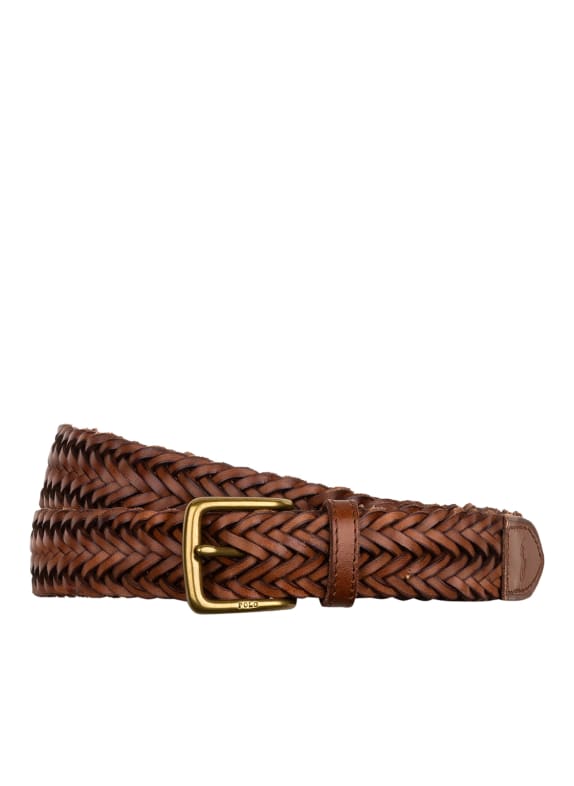 POLO RALPH LAUREN Braided belt BROWN