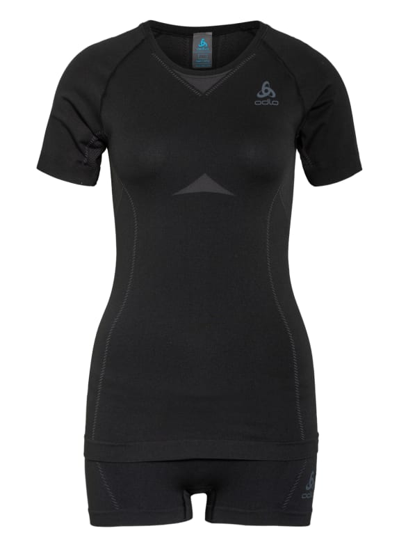 odlo Sada: Funkční tričko a funkční boxerky PERFORMANCE EVOLUTION  ČERNÁ/ TMAVĚ ŠEDÁ