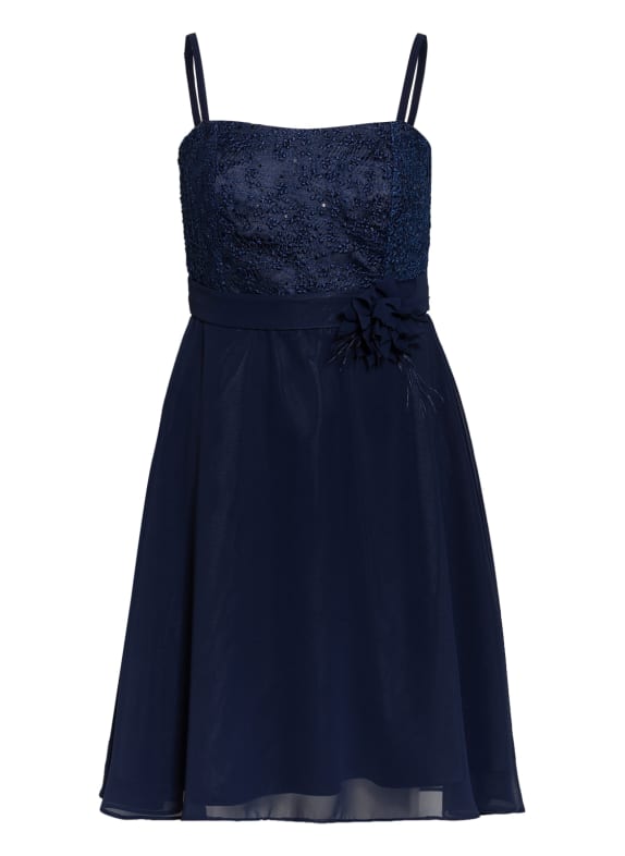 G.O.L. FINEST COLLECTION Cocktailkleid mit Stola DUNKELBLAU