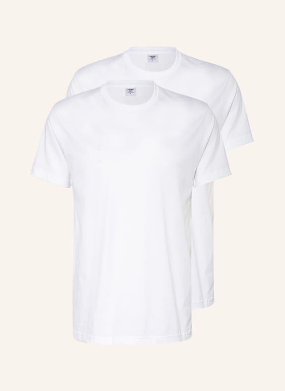 CALIDA 2er-Pack T-Shirts NATURAL BENEFIT WEISS