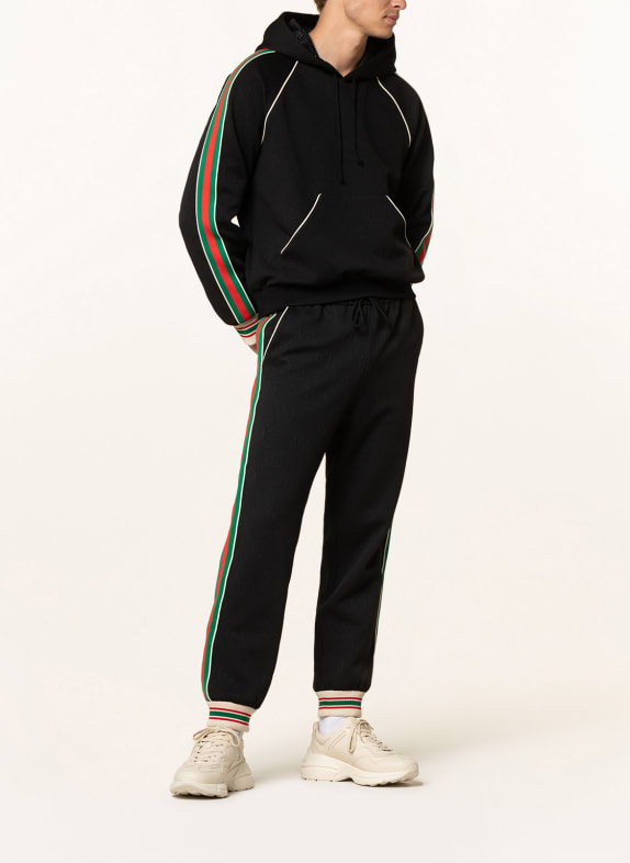 GUCCI Hoodie GG mit Galonstreifen