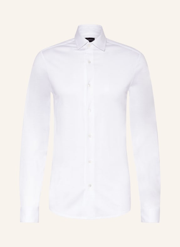 EMPORIO ARMANI Jersey shirt slim fit WHITE