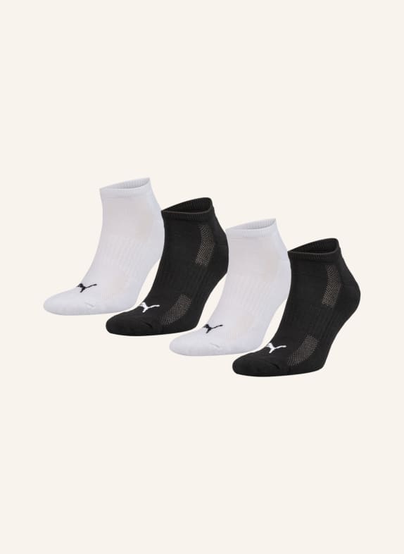 PUMA 4er-Pack Sneakersocken EVERDAY 001 BLACK WHITE