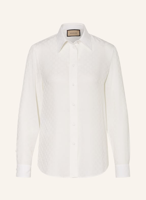GUCCI Hemdbluse aus Seide ECRU