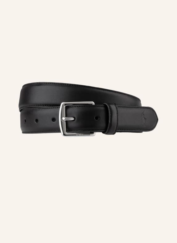 POLO RALPH LAUREN Ledergürtel SCHWARZ