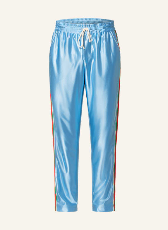 GUCCI Pants in jogger style regular fit with tuxedo stripes