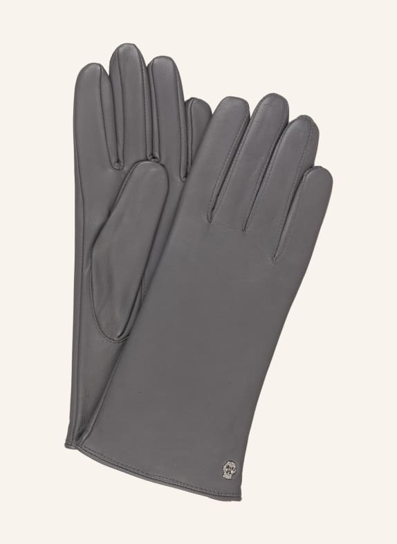 ROECKL Lederhandschuhe HAMBURG HELLGRAU