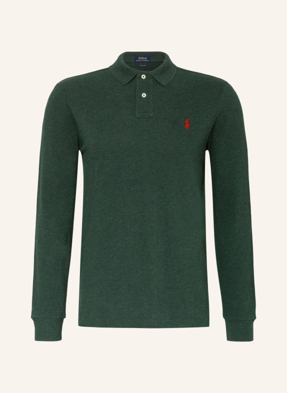 POLO RALPH LAUREN Piqué-Poloshirt Custom Slim Fit GRÜN