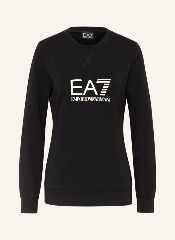 EA7 EMPORIO ARMANI Koszulka z długim rękawem CZARNY