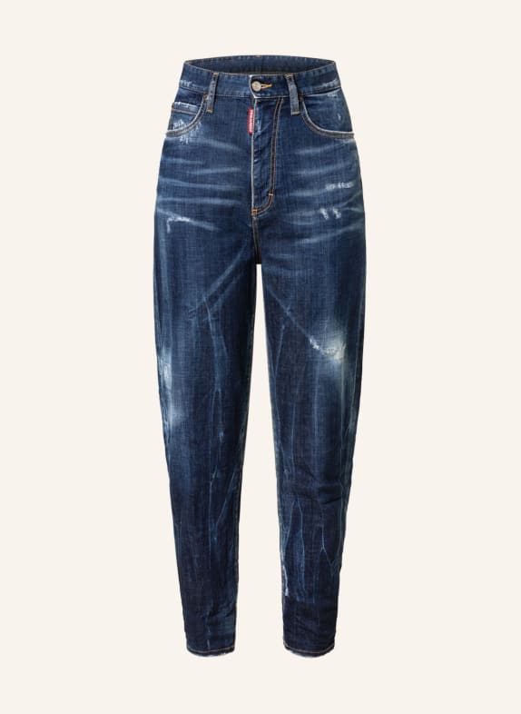DSQUARED2 Jeansy 7/8 470 NAVY BLUE