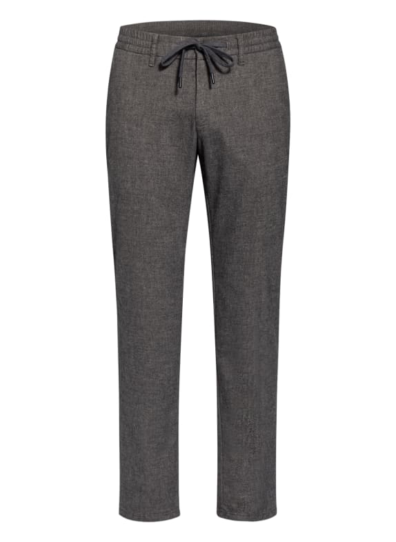 ALBERTO Chinos HOUSE in jogger style tapered fit GRAY