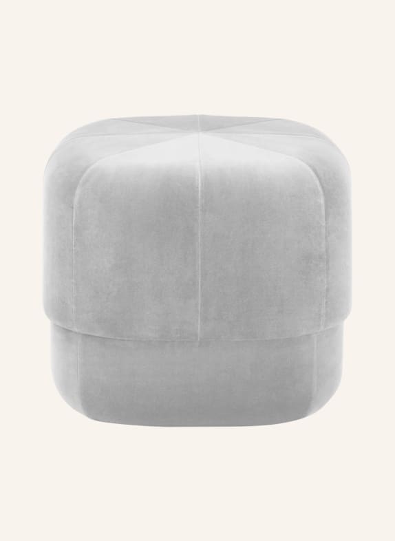 normann COPENHAGEN Velvet pouf CIRCUS BEIGE