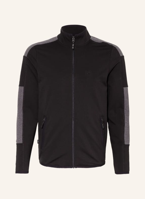 JOY sportswear Sweatjacke PIERRE SCHWARZ/ DUNKELGRAU