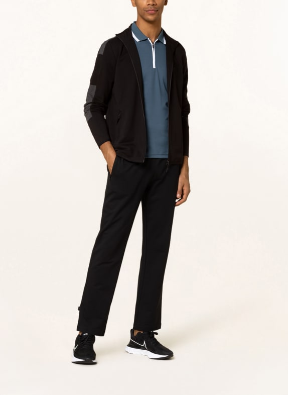 JOY sportswear Sweatjack PIERRE ZWART / DONKERGRIJS