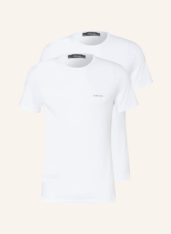 VERSACE 2-pack T-shirts WHITE