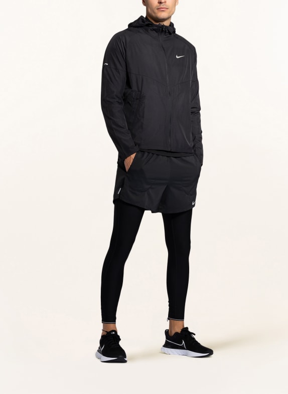 Nike Hardloopjack REPEL MILER ZWART