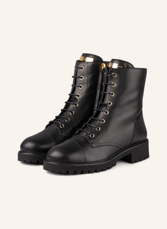 GIUSEPPE ZANOTTI DESIGN Botki sznurowane