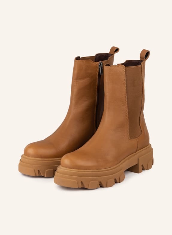 INUOVO Chelsea-Boots CAMEL