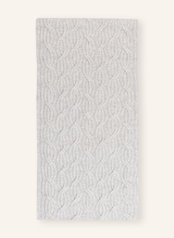 darling harbour Scarf with cashmere LIGHT GRAY