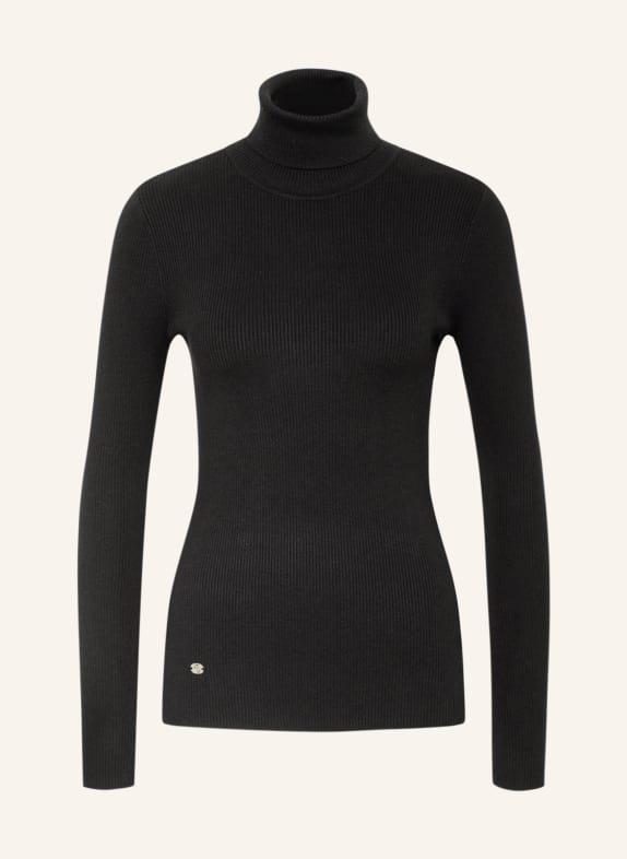 LAUREN RALPH LAUREN Svetr s rolákem ČERNÁ