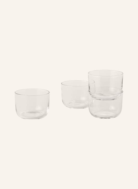 MUUTO Set of 4 drinking glasses CORKY WHITE