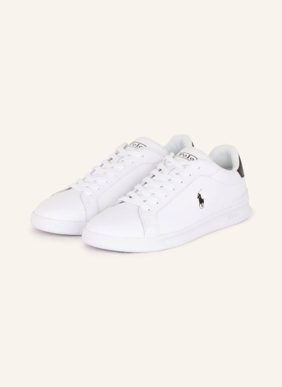 POLO RALPH LAUREN Sneakers WHITE/ BLACK