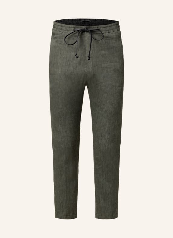 DRYKORN Trousers JEGER Extra slim fit with linen