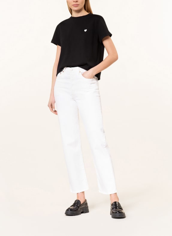 OPUS T-shirt SERZ ZWART