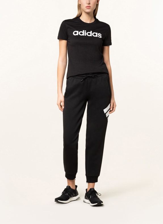 adidas T-Shirt ESSENTIALS SLIM LOGO SCHWARZ