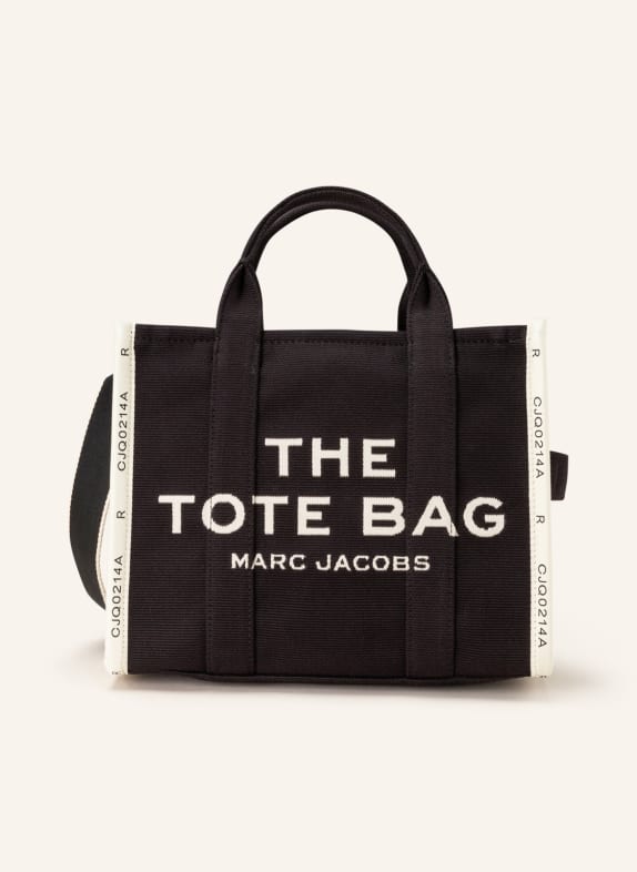 MARC JACOBS Handbag THE SMALL TOTE BAG BLACK/ CREAM