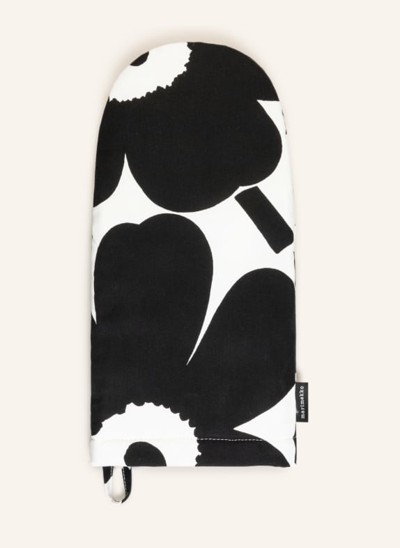 marimekko Ofenhandschuh PIENI UNIKKO SCHWARZ/ WEISS