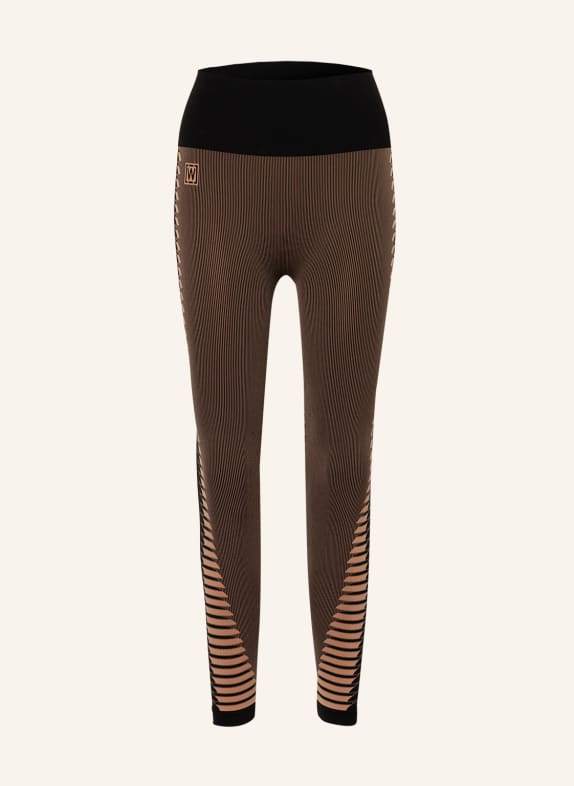 Wolford 7/8 footless tights SHAPING SLIT