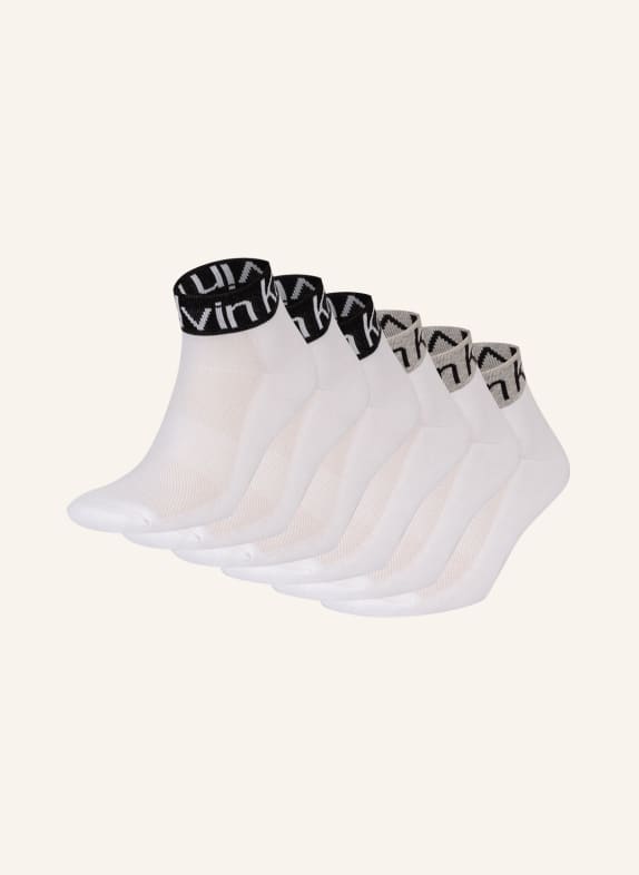 Calvin Klein 6er-Pack Socken 002 white combo
