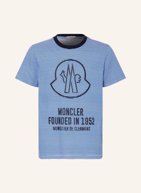 MONCLER enfant T-shirt BIAŁY/ NIEBIESKI