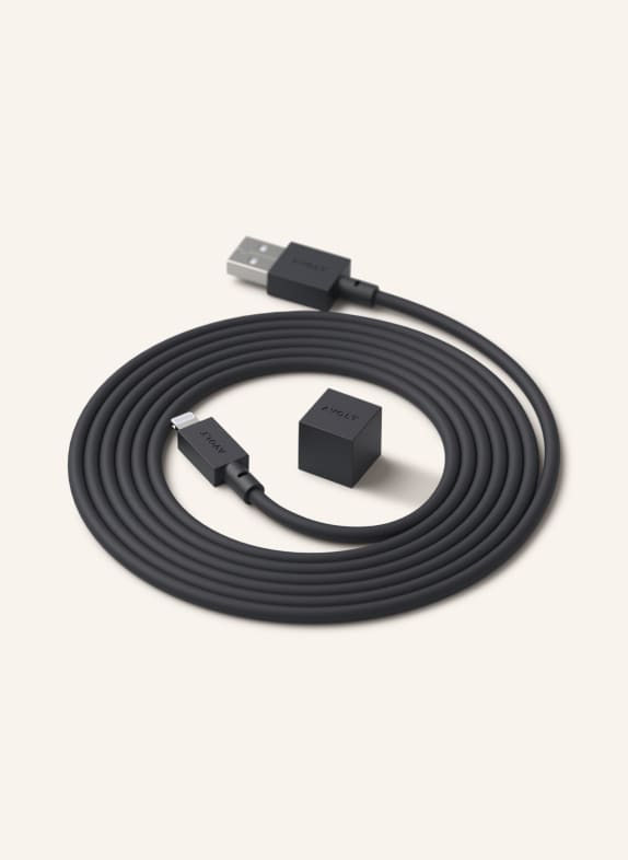 AVOLT USB-Lightning-Kabel CABLE 1 SCHWARZ