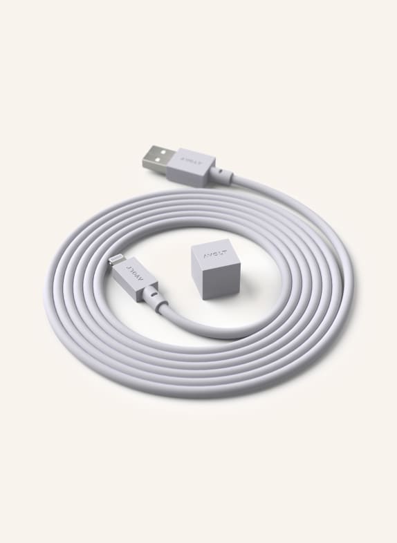 AVOLT USB-Lightning-Kabel CABLE 1 GRAU