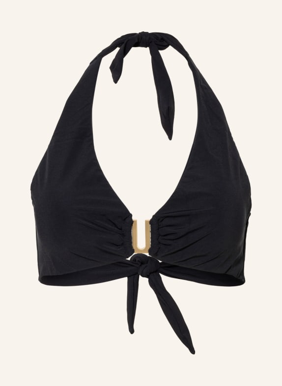 JETS Australia Halter neck bikini top JETSET BLACK