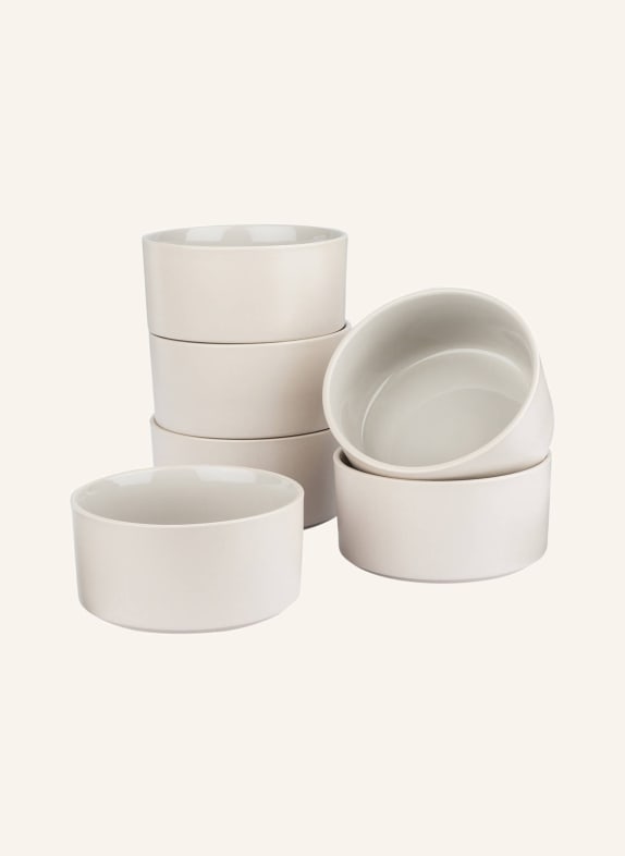blomus 6er-Set Müslischalen PILAR CREME