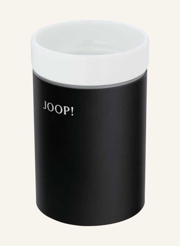 JOOP! Toothbrush mug CHROMELINE WHITE/ BLACK