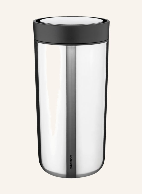 stelton Thermobecher TO GO CLICK SILBER