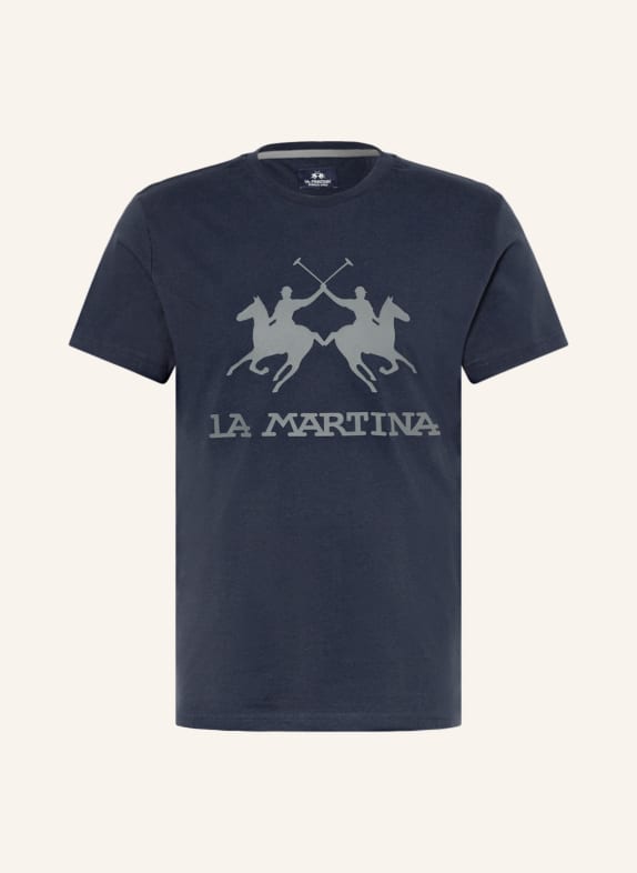 LA MARTINA T-shirt GRANATOWY