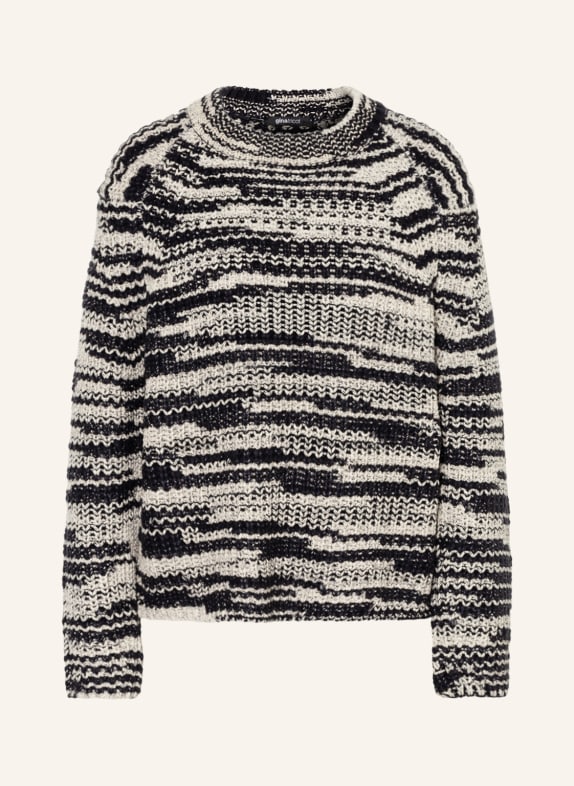 gina tricot Sweter BEA CZARNY/ BIAŁY