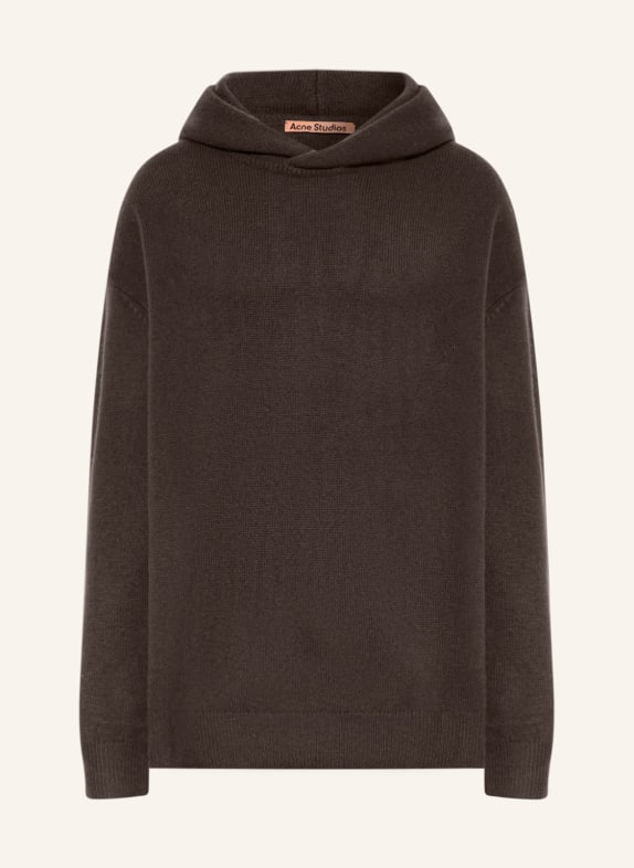 Acne Studios Knit hoodie with cashmere