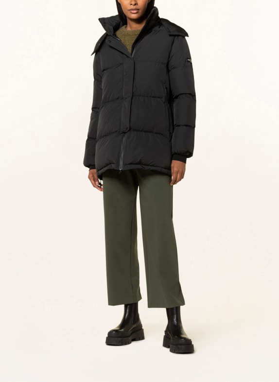 FRIEDA & FREDDIES Steppjacke mit abnehmbarer Kapuze SCHWARZ