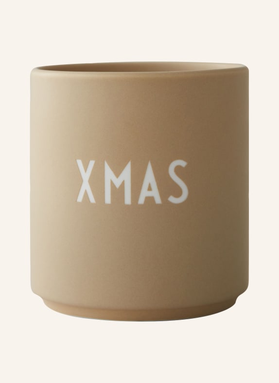 DESIGN LETTERS Becher X-MAS DUNKELGELB
