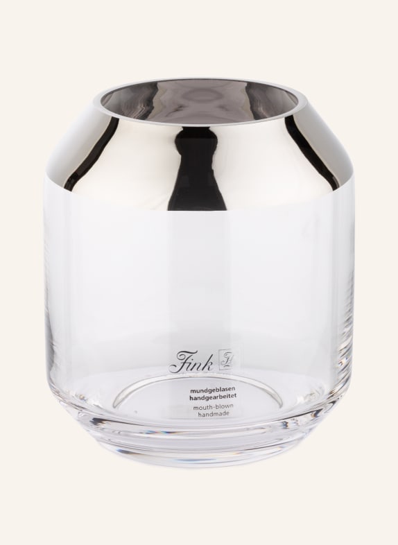 Fink Tealight holder SMILLA WHITE/ SILVER