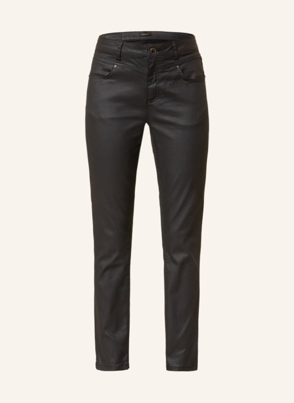 MORE & MORE Coated Jeans 0790 BLACK