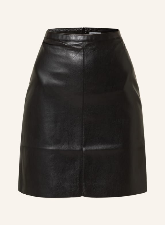 MRS & HUGS Skirt in leather look BLACK
