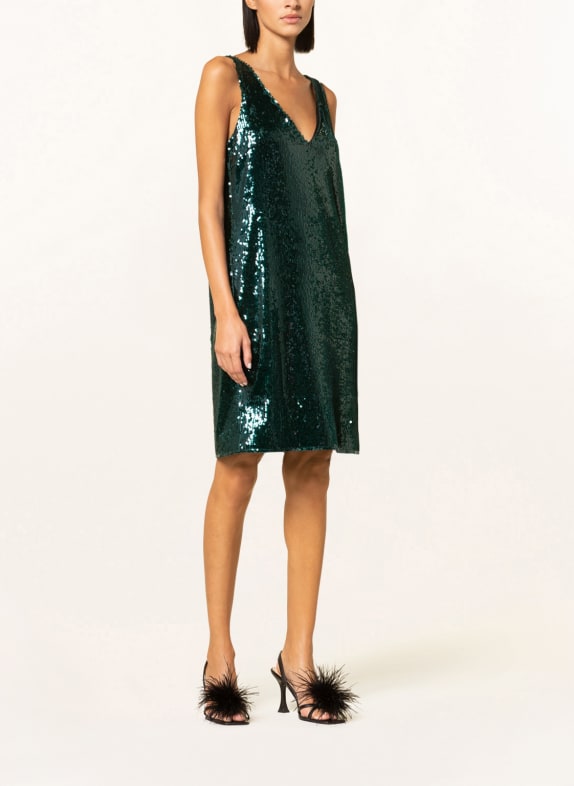 RIANI Dress with sequins DARK GREEN