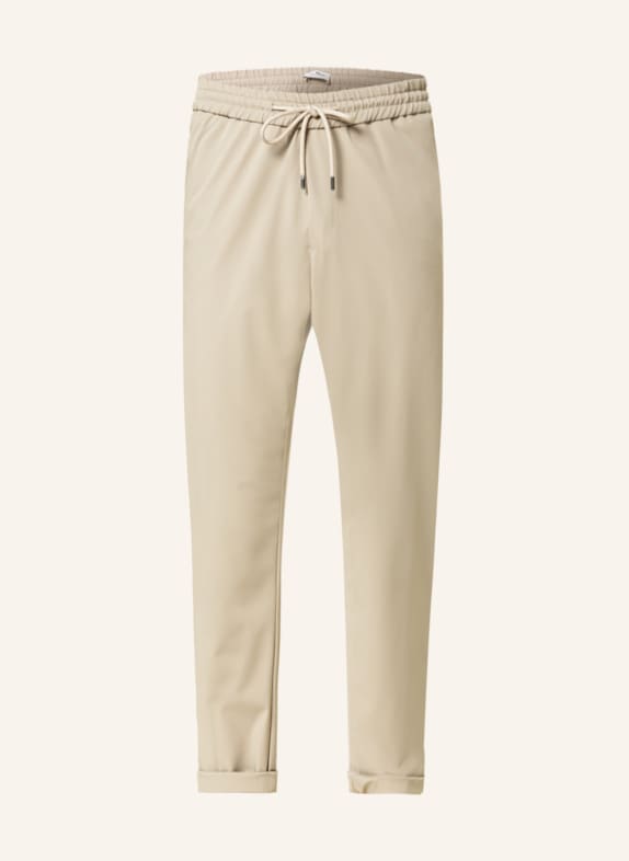 Dondup Trousers YURI in jogger style BEIGE